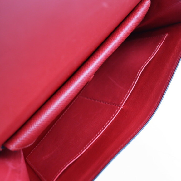 HERMÈS Faco Clutch Bag Couchbel Red Series Second Engraved - Picture 7 of 9